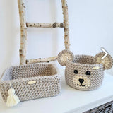 Discover the Teddy Bear Basket Set at CocoMi Boutique – adorable, soft, and perfect for organizing your baby’s essentials. Stylish, safe, and crafted with care for your little one.