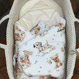 Wrap your baby in luxury with our Organic Cotton Swaddle Blanket. Made with 100% premium cotton, soft velvet lining & hypoallergenic fill.