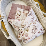 Wrap your baby in luxury with our Organic Cotton Swaddle Blanket. Made with 100% premium cotton, soft velvet lining & hypoallergenic fill.