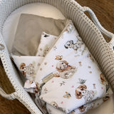 Wrap your baby in luxury with our Organic Cotton Swaddle Blanket. Made with 100% premium cotton, soft velvet lining & hypoallergenic fill.