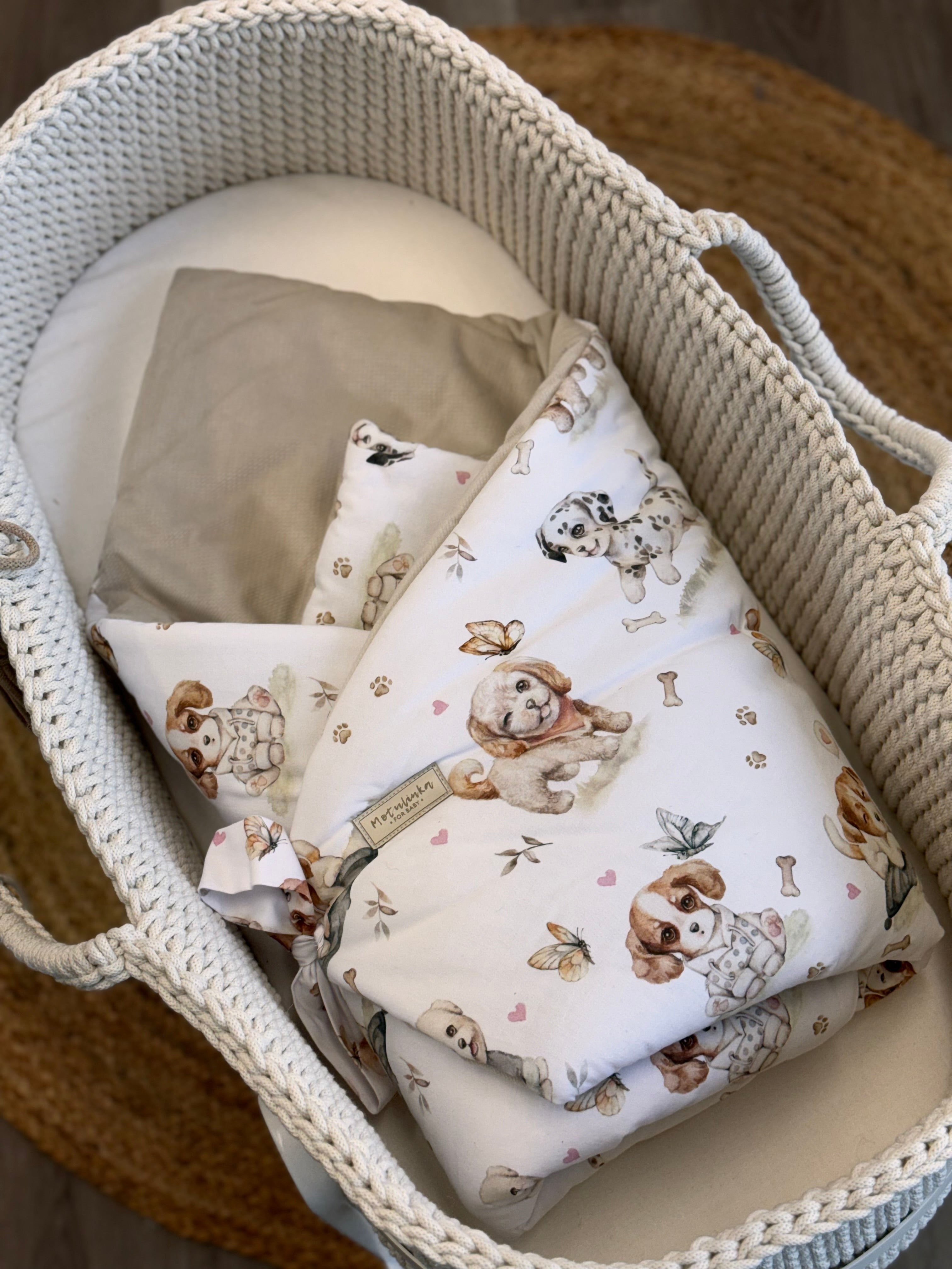 Wrap your baby in luxury with our Organic Cotton Swaddle Blanket. Made with 100% premium cotton, soft velvet lining & hypoallergenic fill.
