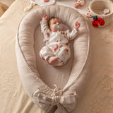 Give your baby the gift of comfort with our Herringbone Baby Nest. Soft, breathable, and secure—perfect for sleep, travel, and daily cuddles.