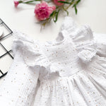 Dress your little one in our White Dream Dress. Soft, elegant, and perfect for special occasions or baby showers. White Dream Dress – Adorable Baby Outfit