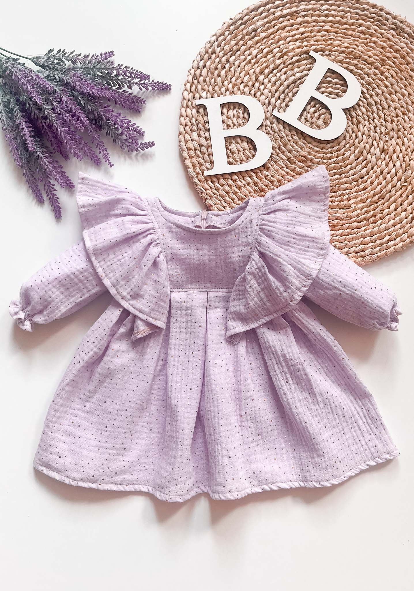Lavender Dream Dress – Adorable Baby Dress 3-6M Lavender Dream Dress – Adorable Baby Dress 3-6M