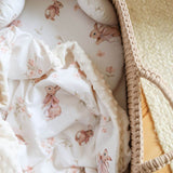 Wrap your baby in comfort with our Cotton & Minky Back Blanket. Soft, cozy, and perfect for naps, stroller rides, and everyday use.