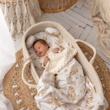 Wrap your baby in comfort with our Cotton & Minky Back Blanket. Soft, cozy, and perfect for naps, stroller rides, and everyday use.