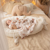 Wrap your baby in comfort with our Cotton & Minky Back Blanket. Soft, cozy, and perfect for naps, stroller rides, and everyday use.