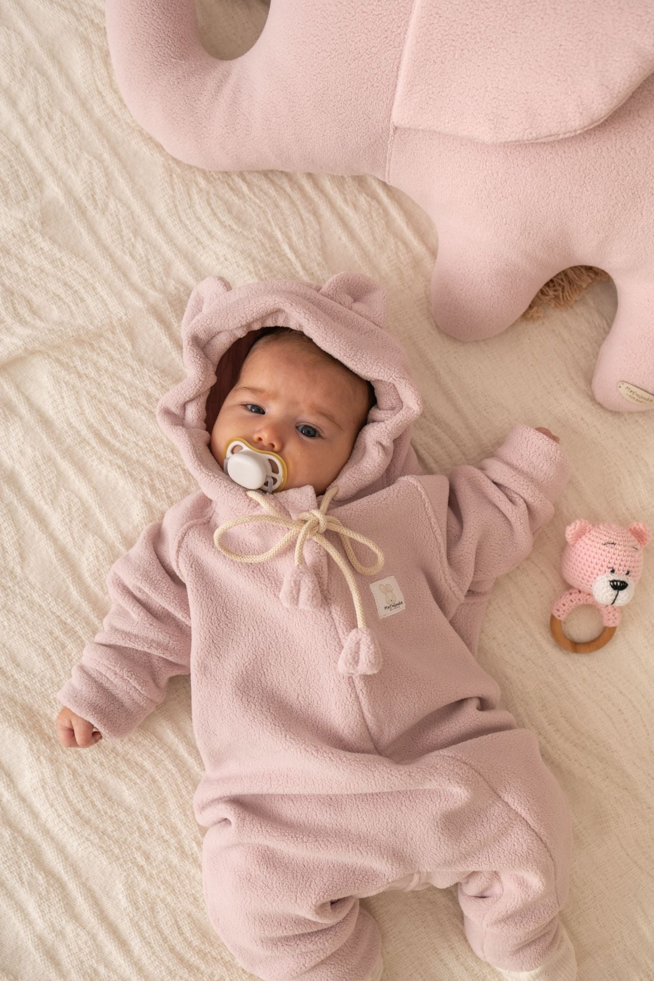 Wrap your little one in comfort with our plush baby overall. Ultra-soft, warm, and perfect for everyday wear or gifting.