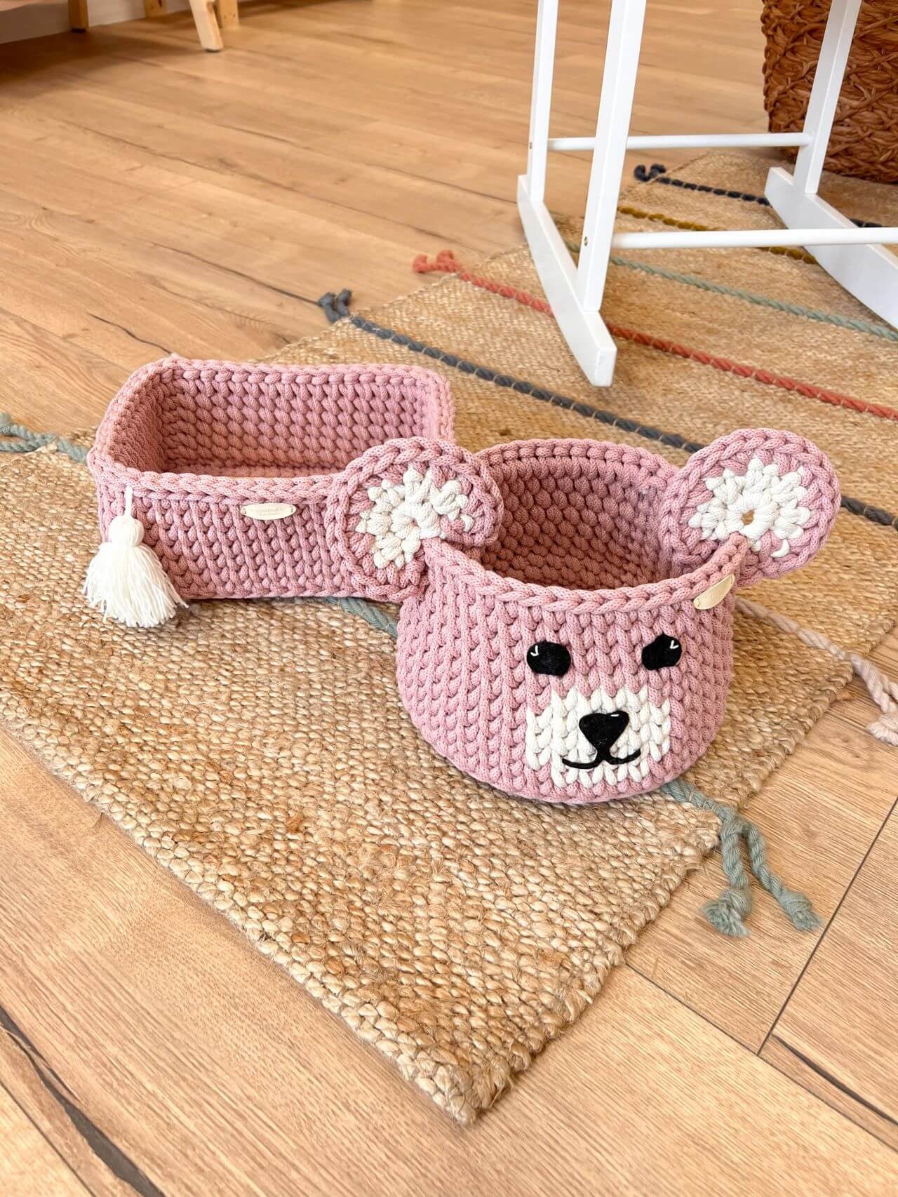 Discover the Teddy Bear Basket Set at CocoMi Boutique – adorable, soft, and perfect for organizing your baby’s essentials. Stylish, safe, and crafted with care for your little one.