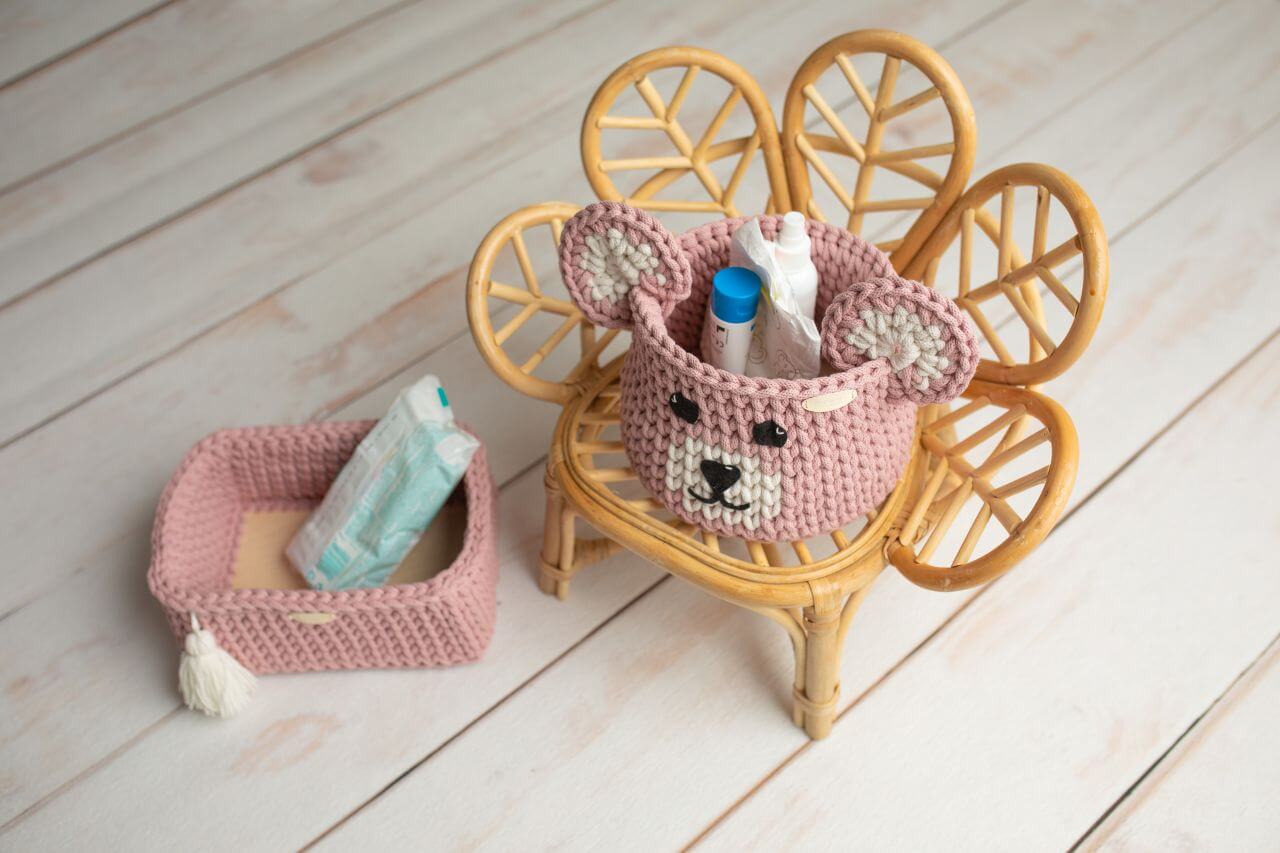 Discover the Teddy Bear Basket Set at CocoMi Boutique – adorable, soft, and perfect for organizing your baby’s essentials. Stylish, safe, and crafted with care for your little one.