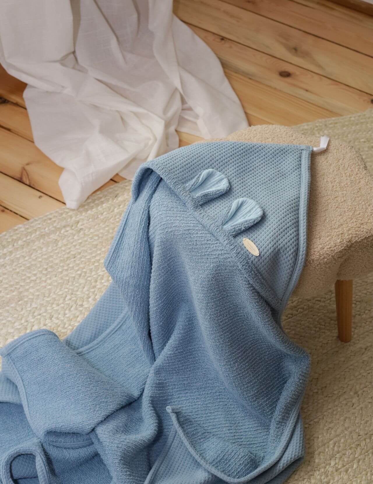 Keep your little one cozy with our Baby Terry Towel. Ultra-soft, highly absorbent, and gentle on delicate skin – perfect for bath time and everyday use.