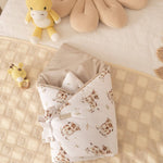 Wrap your baby in luxury with our Organic Cotton Swaddle Blanket. Made with 100% premium cotton, soft velvet lining & hypoallergenic fill.