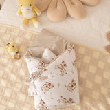 Wrap your baby in luxury with our Organic Cotton Swaddle Blanket. Made with 100% premium cotton, soft velvet lining & hypoallergenic fill.
