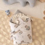 Wrap your baby in luxury with our Organic Cotton Swaddle Blanket. Made with 100% premium cotton, soft velvet lining & hypoallergenic fill.