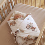 Wrap your baby in luxury with our Organic Cotton Swaddle Blanket. Made with 100% premium cotton, soft velvet lining & hypoallergenic fill.