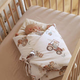 Wrap your baby in luxury with our Organic Cotton Swaddle Blanket. Made with 100% premium cotton, soft velvet lining & hypoallergenic fill.