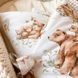 Wrap your baby in luxury with our Organic Cotton Swaddle Blanket. Made with 100% premium cotton, soft velvet lining & hypoallergenic fill.