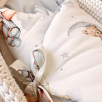 Wrap your baby in luxury with our Organic Cotton Swaddle Blanket. Made with 100% premium cotton, soft velvet lining & hypoallergenic fill.