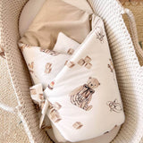 Wrap your baby in luxury with our Organic Cotton Swaddle Blanket. Made with 100% premium cotton, soft velvet lining & hypoallergenic fill.