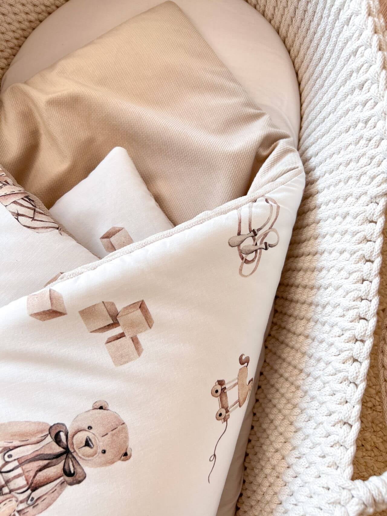 Wrap your baby in luxury with our Organic Cotton Swaddle Blanket. Made with 100% premium cotton, soft velvet lining & hypoallergenic fill.