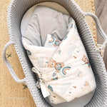 Wrap your baby in luxury with our Organic Cotton Swaddle Blanket. Made with 100% premium cotton, soft velvet lining & hypoallergenic fill.