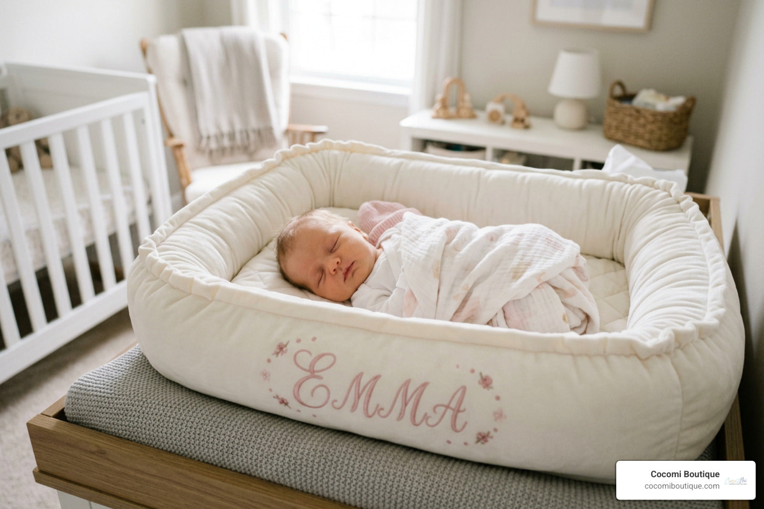 Make It Personal with These Adorable Embroidered Infant Nests