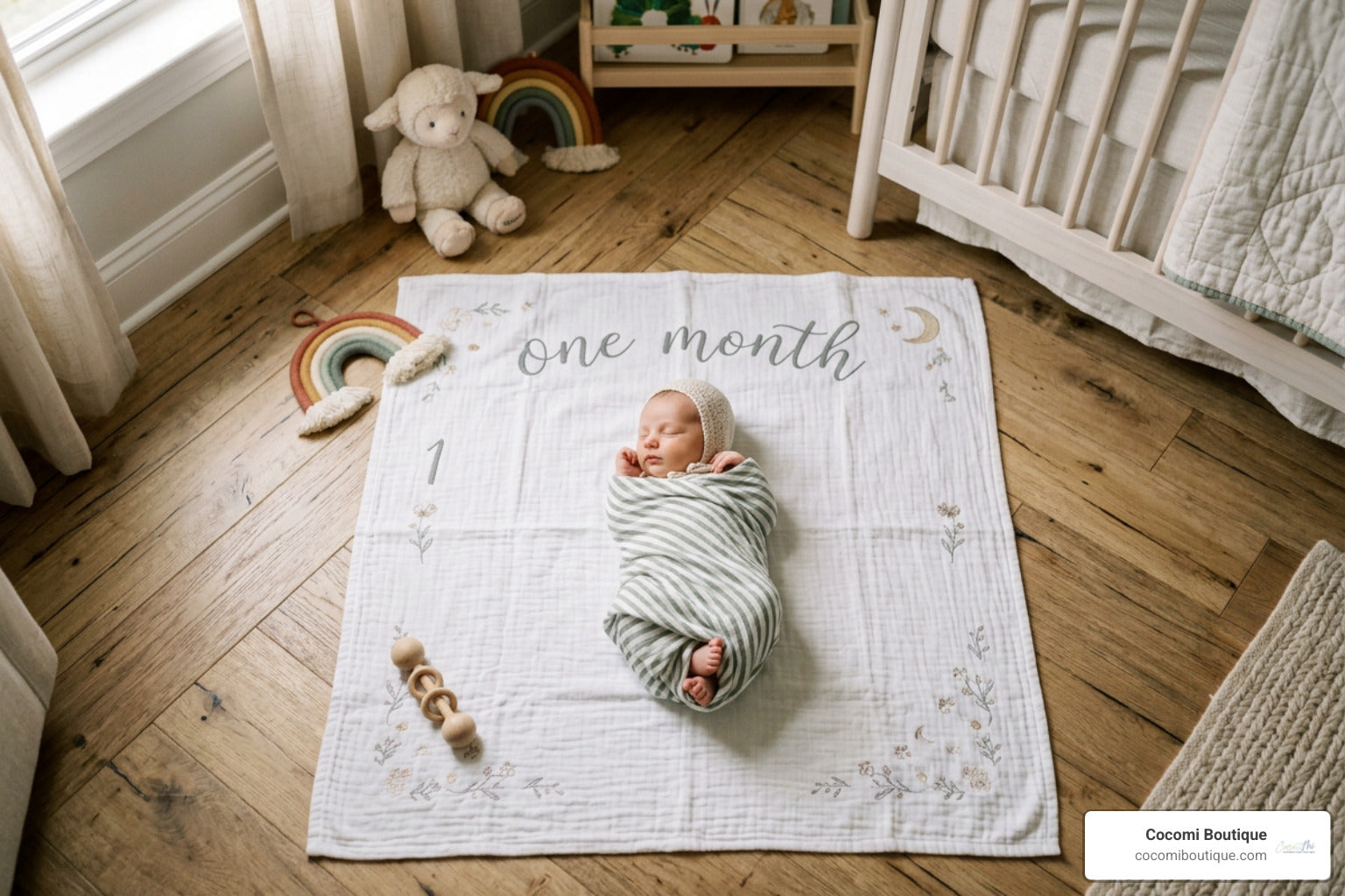 Watch Them Grow: Choosing the Perfect Muslin Milestone Blanket