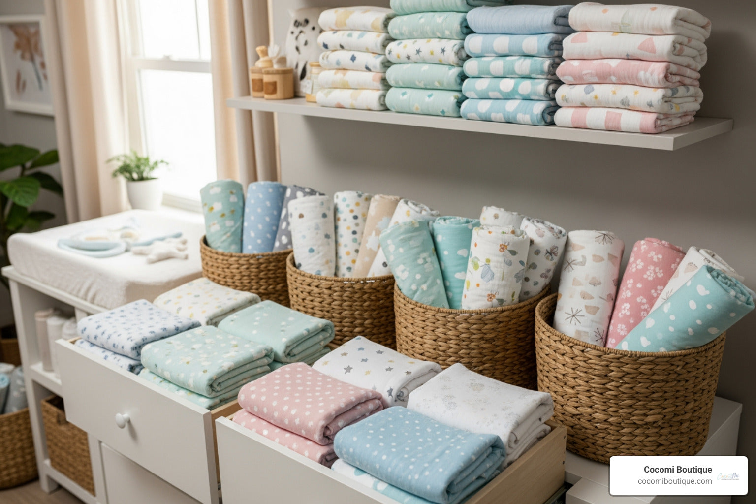 Master the Mess: Clever Ways to Organize Baby's Swaddle Blankets