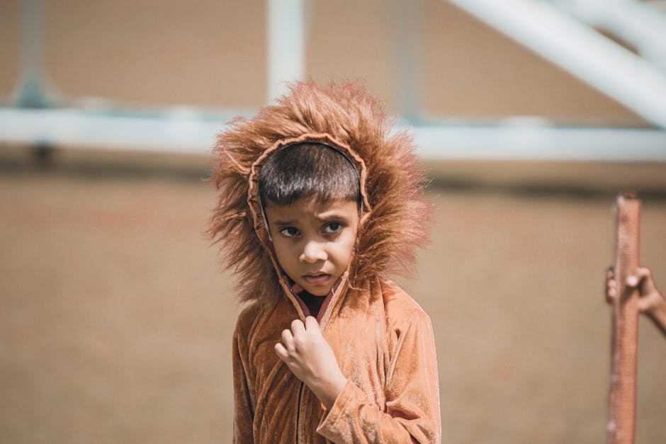 Make a Mane Impression with These Lion Hooded Towels