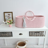 Elegant Crochet Moses Baskets