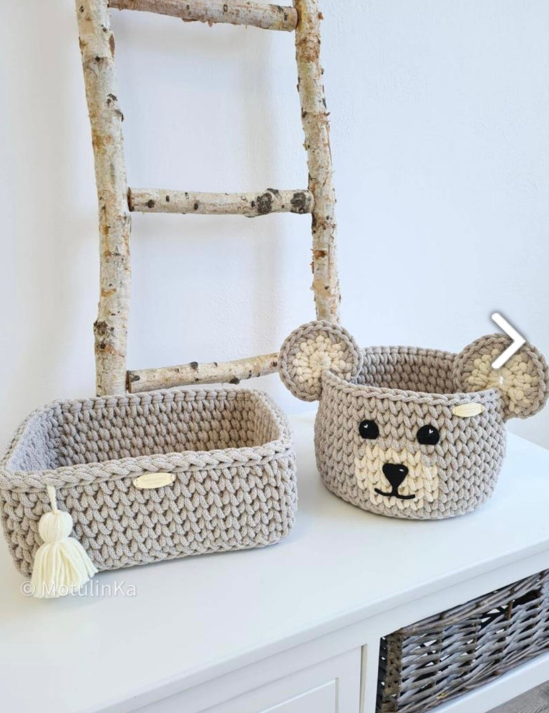 Teddy Bear Basket Sets