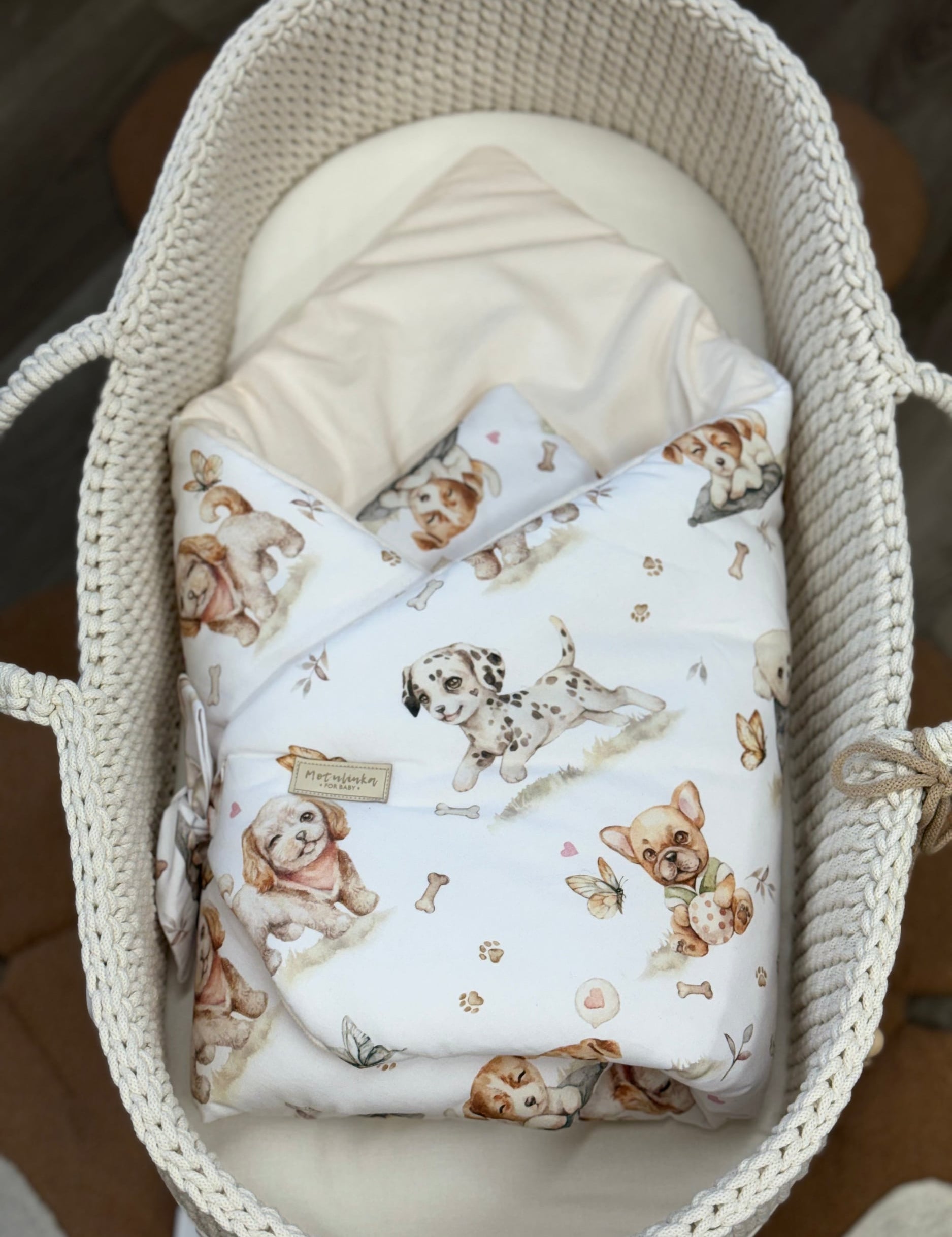 Wrap your baby in luxury with our Organic Cotton Swaddle Blanket. Made with 100% premium cotton, soft velvet lining & hypoallergenic fill.