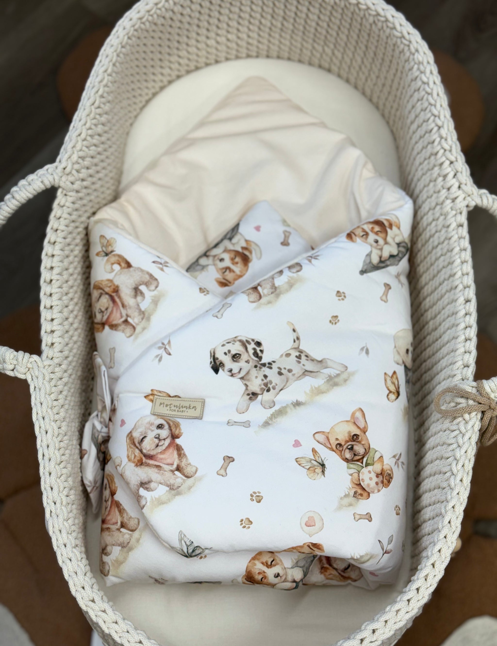 Wrap your baby in luxury with our Organic Cotton Swaddle Blanket. Made with 100% premium cotton, soft velvet lining & hypoallergenic fill.