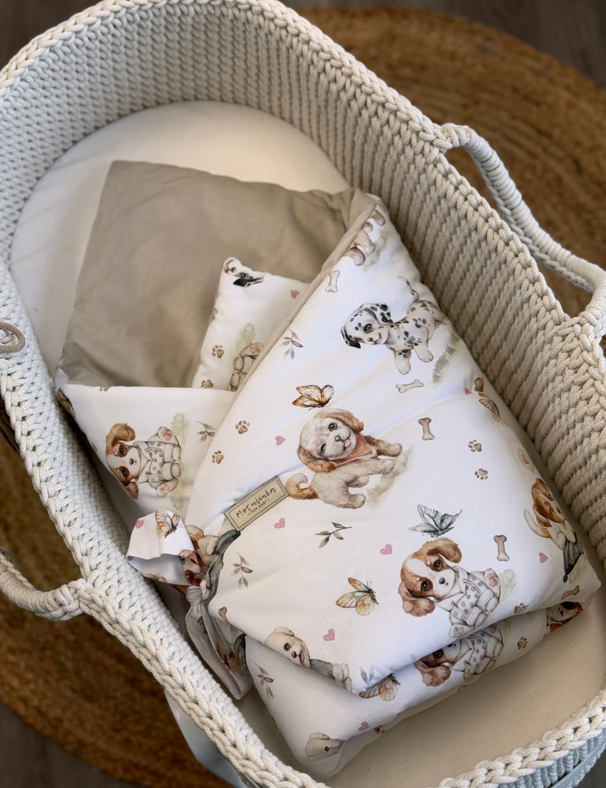 Wrap your baby in luxury with our Organic Cotton Swaddle Blanket. Made with 100% premium cotton, soft velvet lining & hypoallergenic fill.
