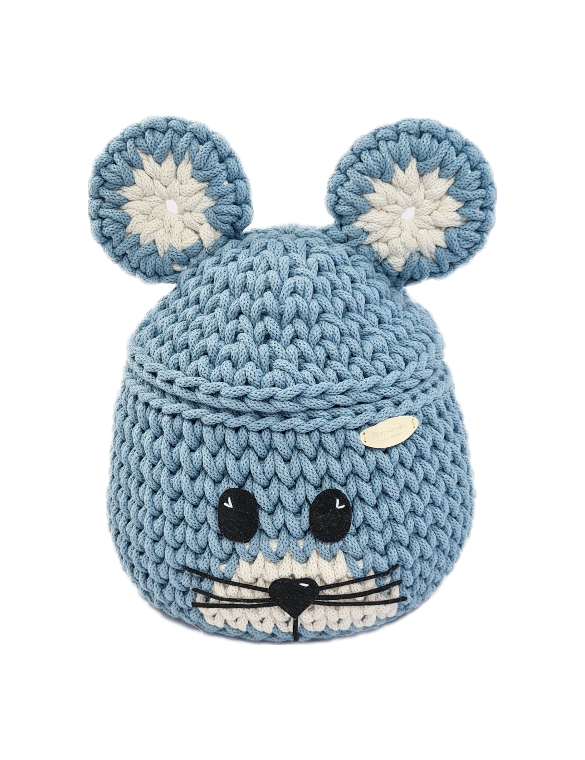 Organize your nursery with our Charming Mouse Basket. Cute, practical, and perfect for storing toys, blankets, and baby essentials.