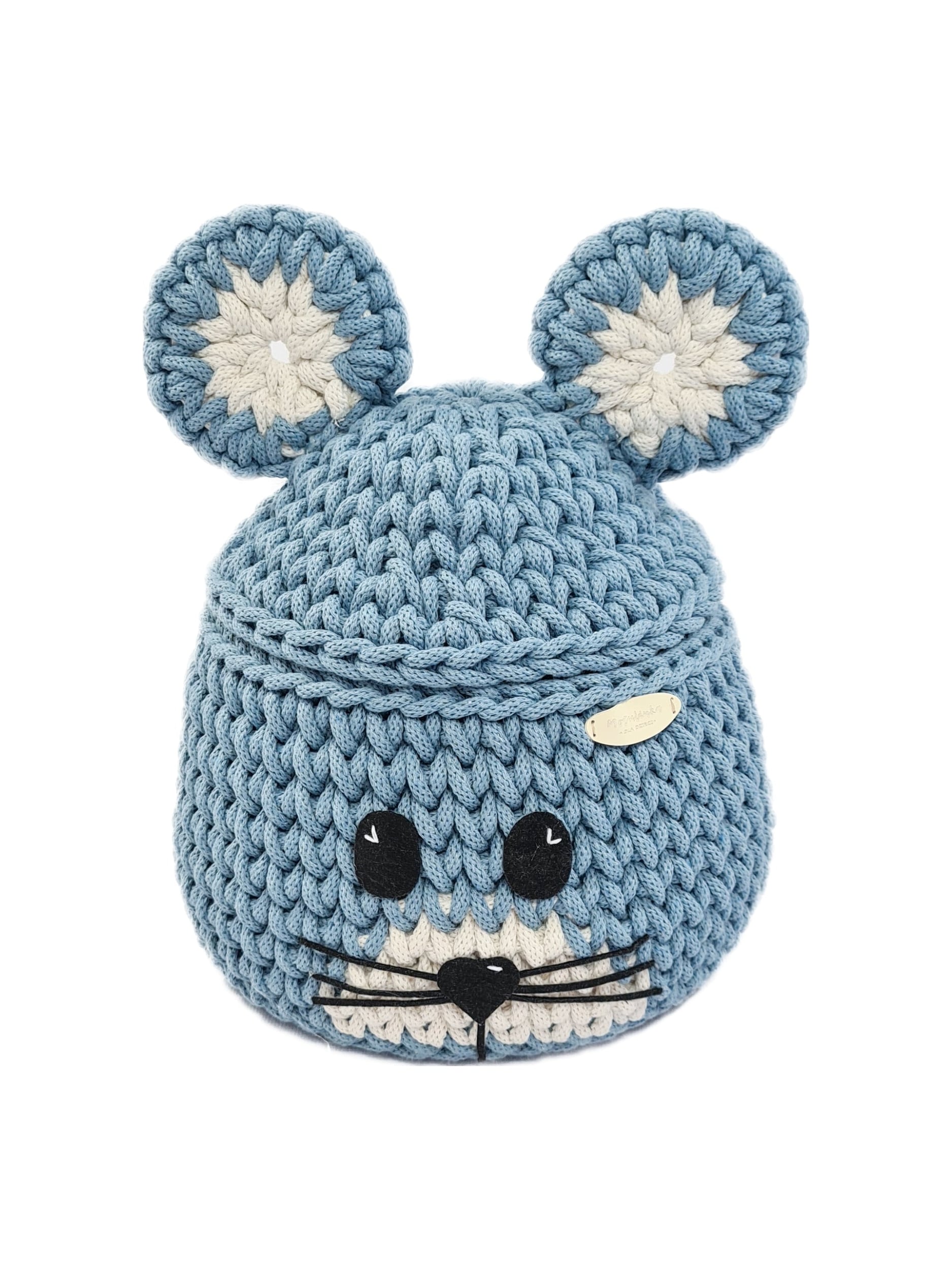 Organize your nursery with our Charming Mouse Basket. Cute, practical, and perfect for storing toys, blankets, and baby essentials.
