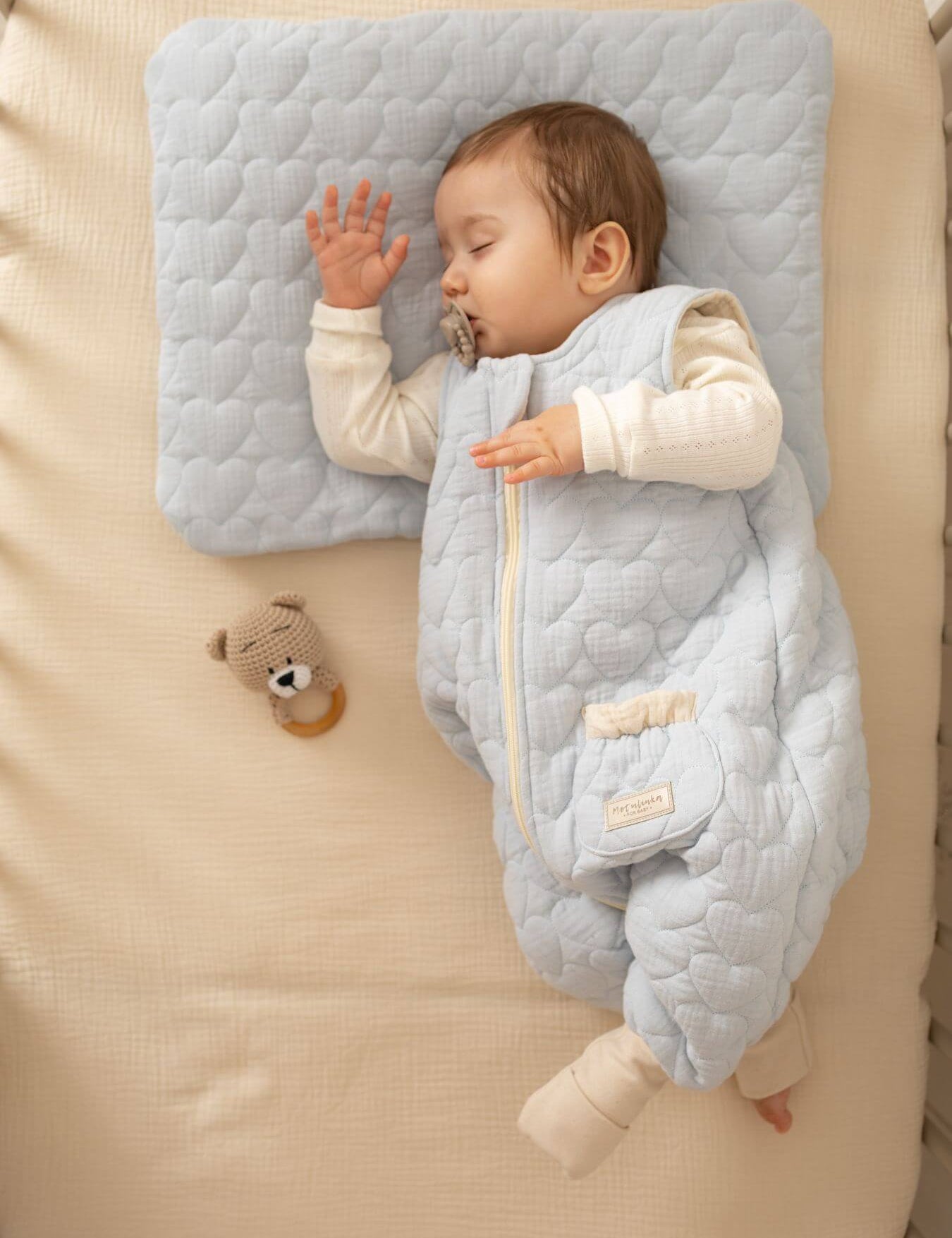 Premium Muslin Toddler Sleep Sack with Legs (1-2 Years)