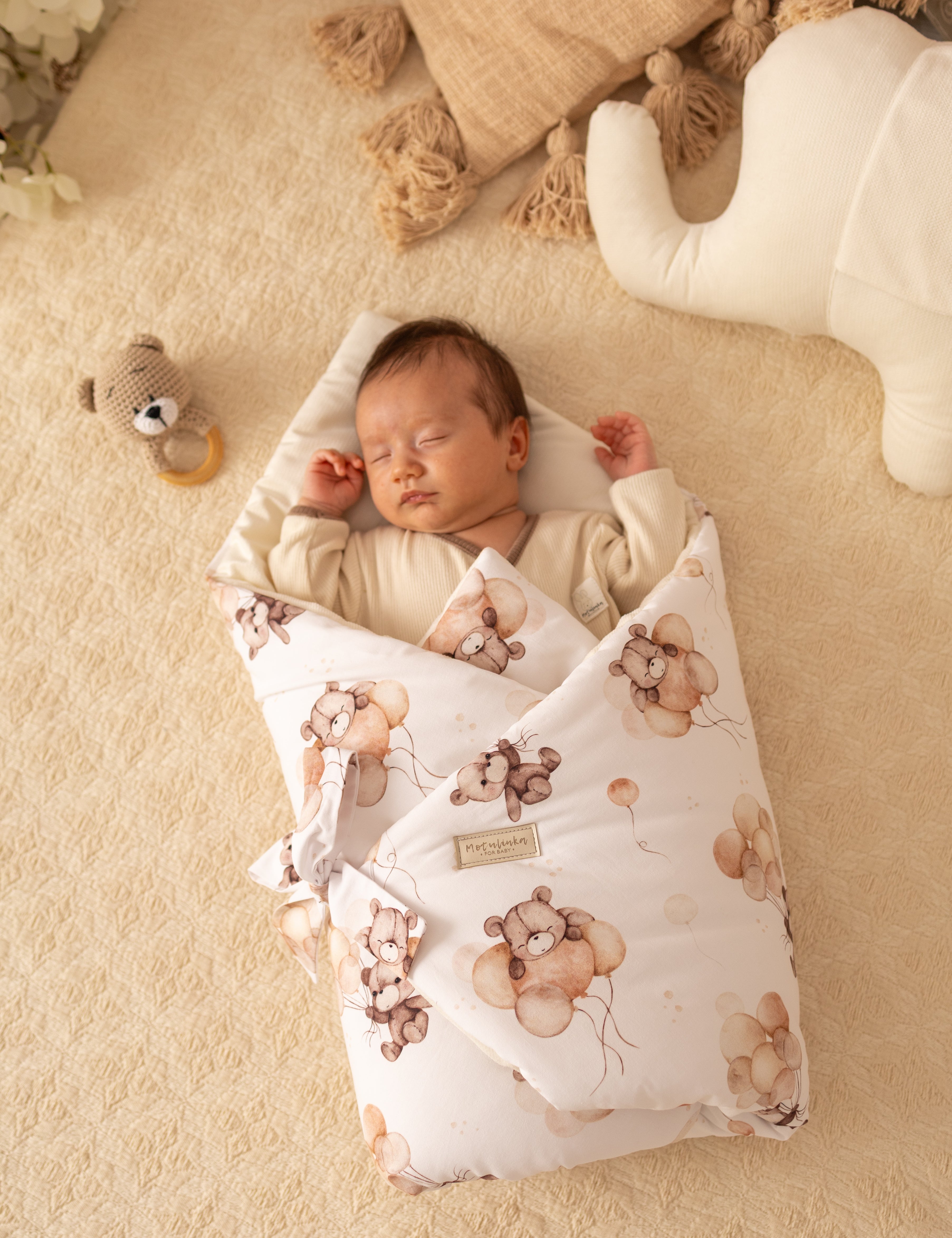 Organic Cotton Swaddle Blanket | Cotton Swaddle Wrap