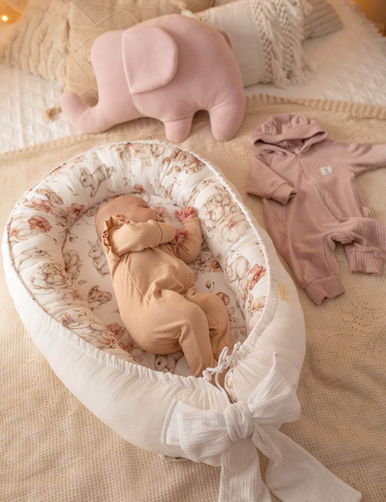 Premium Muslin Baby Nest