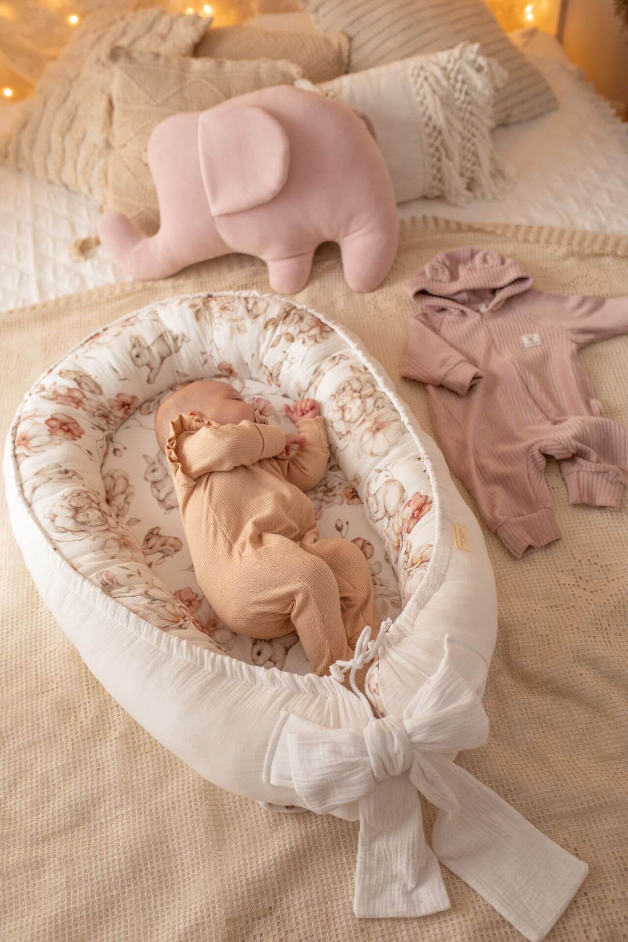Premium Muslin Baby Nest