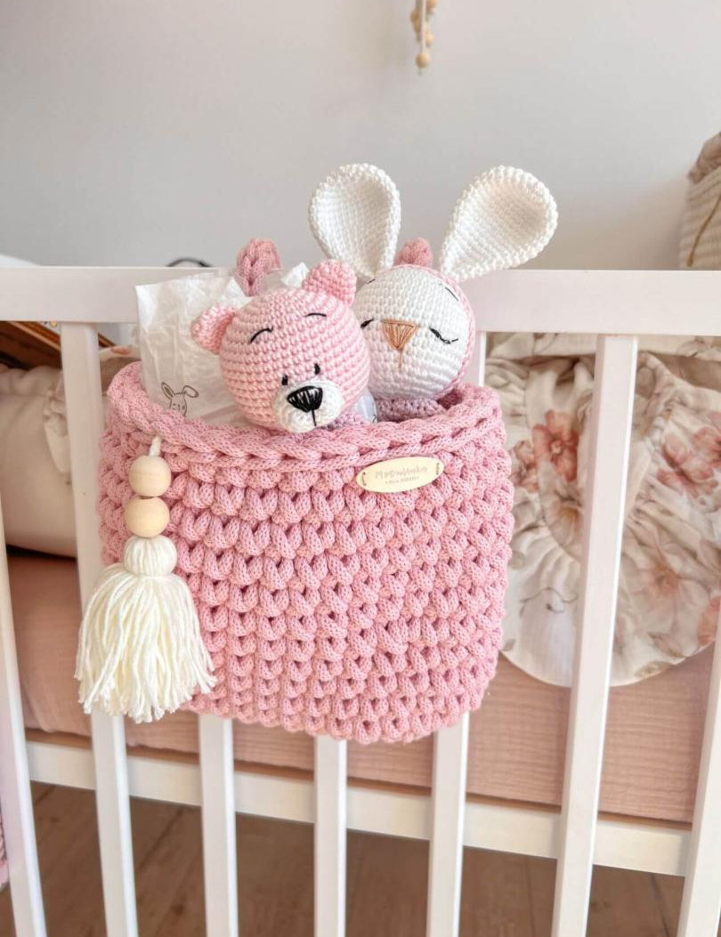 Hanging Woven Baby Organizer