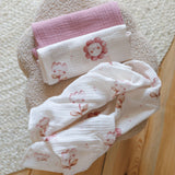 3-Pack Muslin Burp Cloths