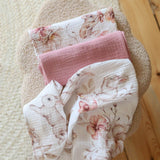 3-Pack Muslin Burp Cloths