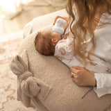 Support your baby and yourself with the Ultimate Nursing Pillow in soft Sherpa fabric. Ergonomic, cozy, and perfect for feeding or lounging.