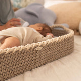 Handwoven Crochet Changing Basket