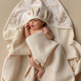Waffle Baby Hooded Bath Towel