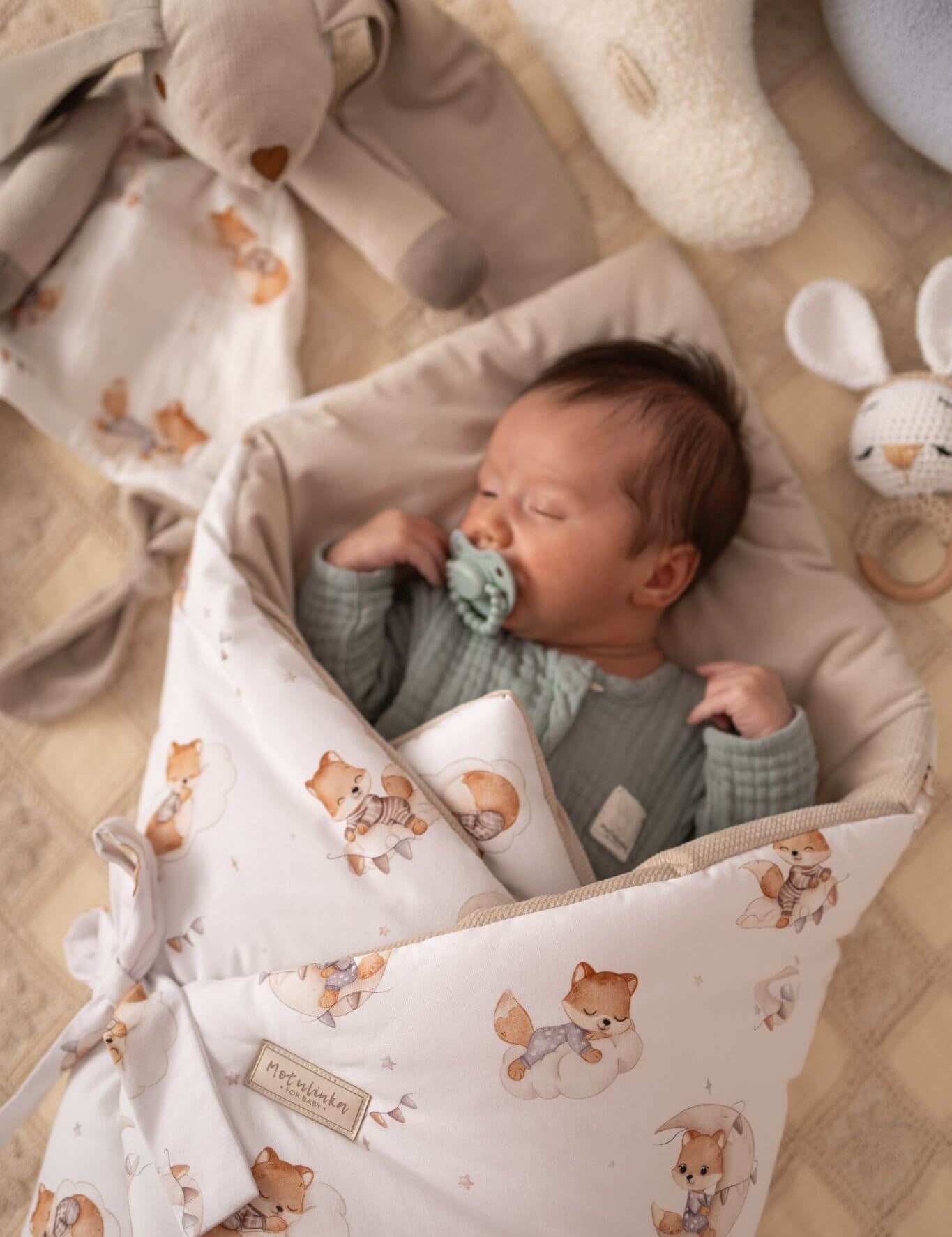Organic Cotton Swaddle Blanket | Cotton Swaddle Wrap