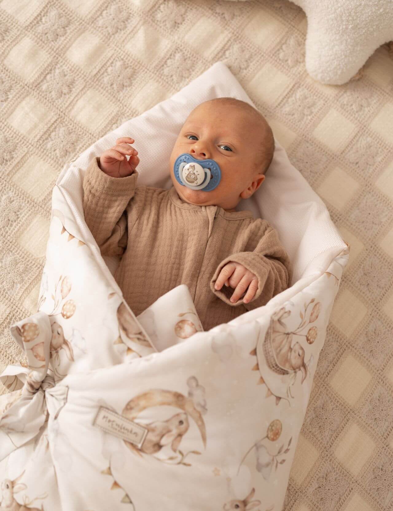 Organic Cotton Swaddle Blanket | Cotton Swaddle Wrap