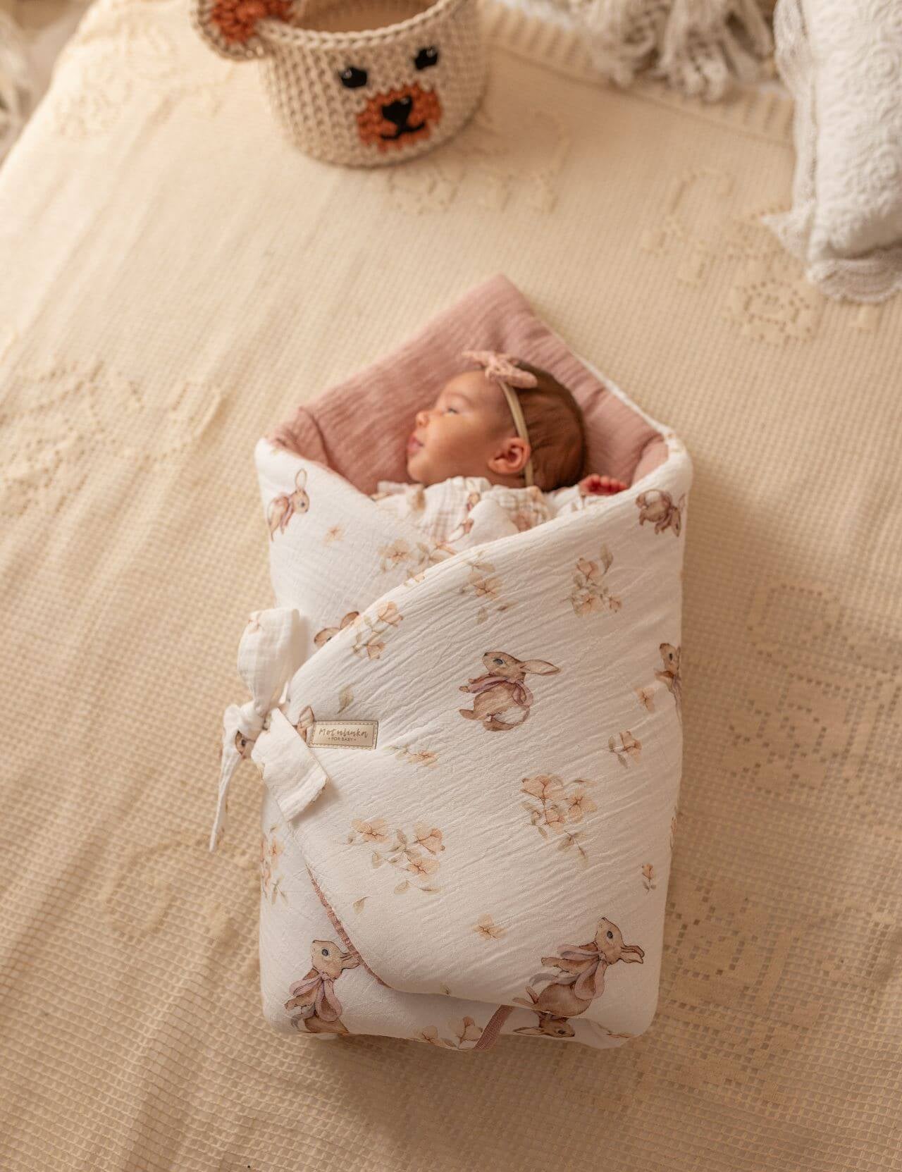 Premium Muslin Baby Swaddle Wrap