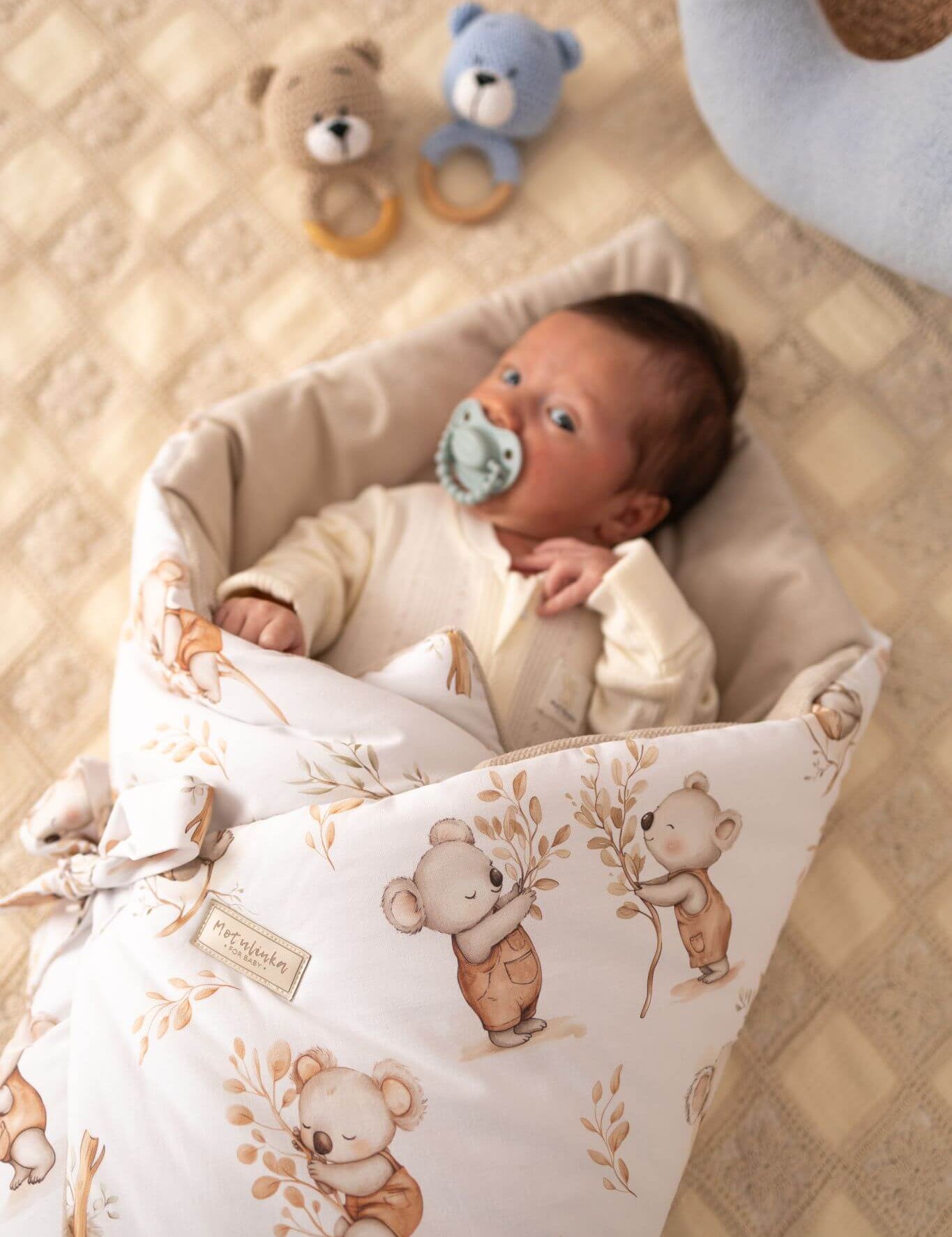 Organic Cotton Swaddle Blanket | Cotton Swaddle Wrap